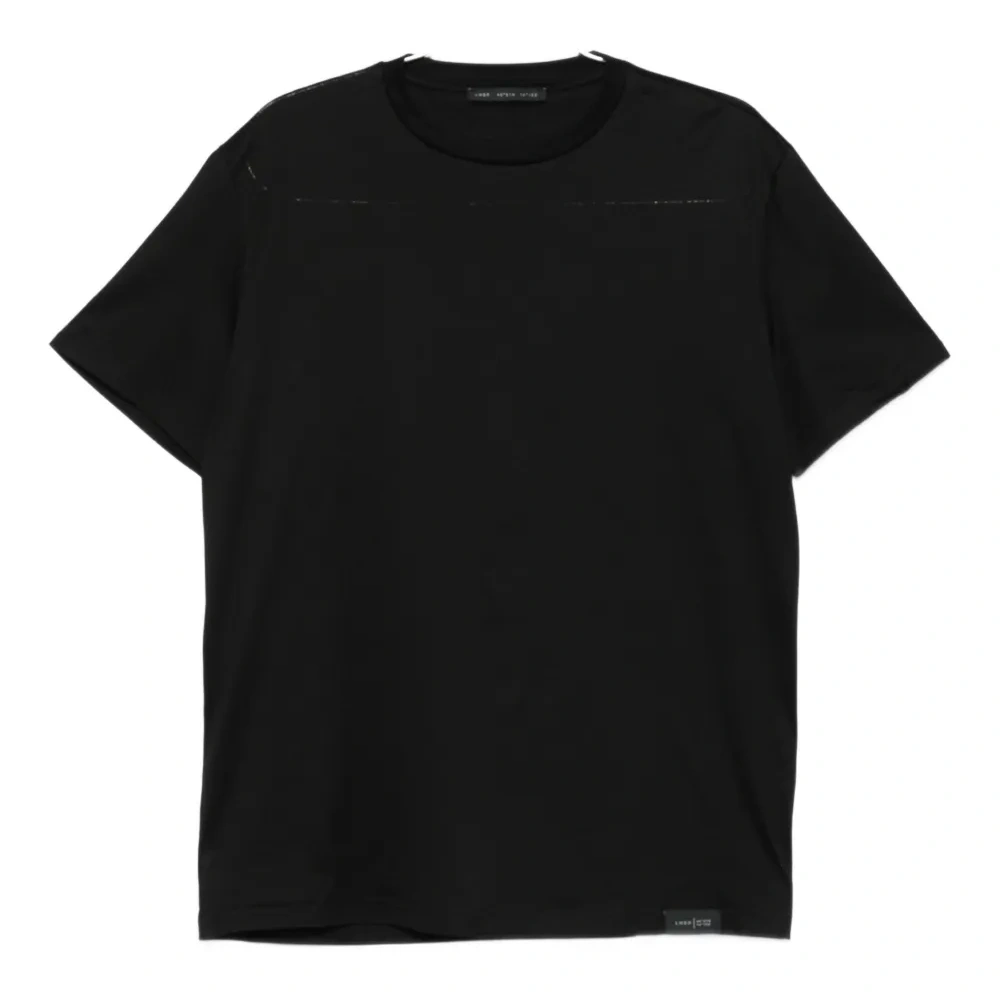 Футболка с круглым вырезом и короткими рукавами