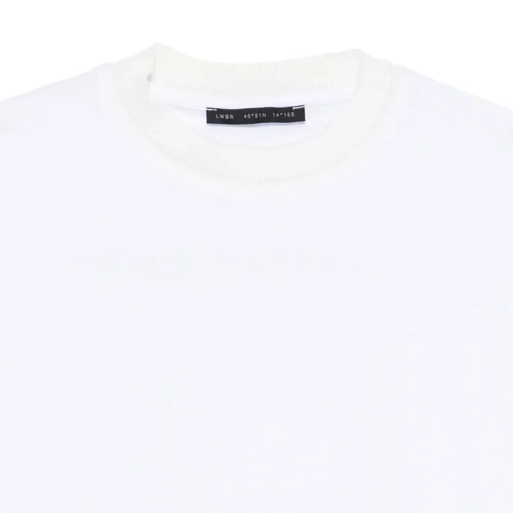 Футболка с круглым вырезом и короткими рукавами