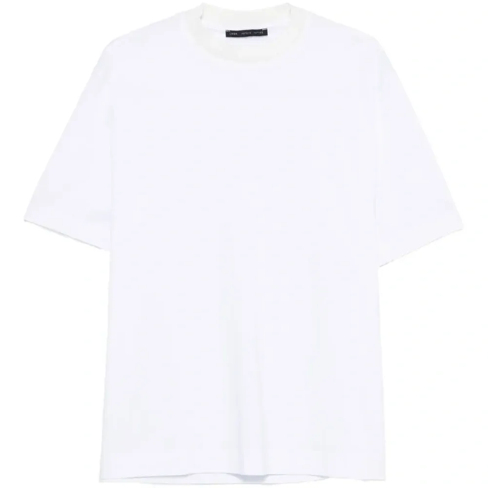 Футболка с круглым вырезом и короткими рукавами