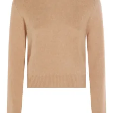 Кашемировый свитер с круглым вырезом