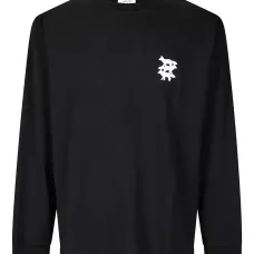 Лонгслив с принтом-логотипом