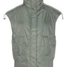 Безрукавный пуховый жилет на молнии