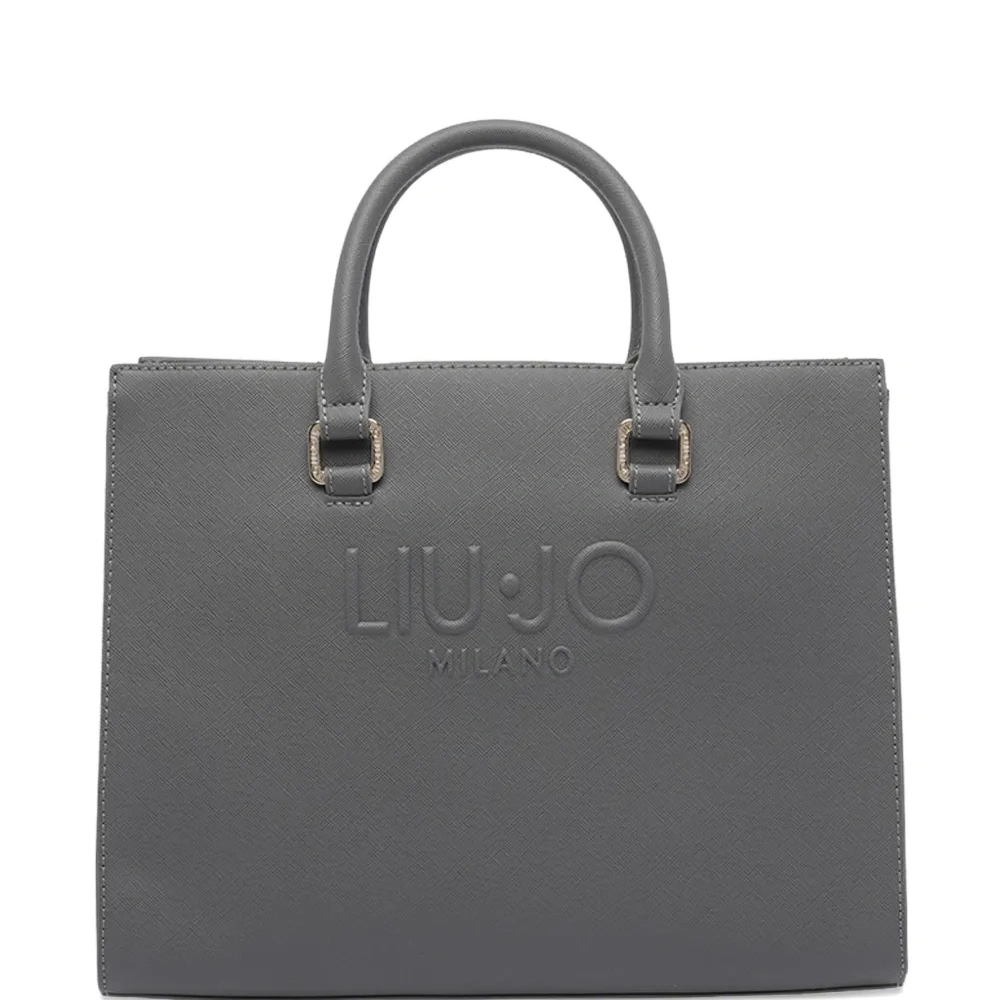 Сумка-тоут с тиснением логотипа