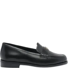 Лоферы с пластиной и логотипом Lex