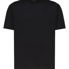 Футболка с закругленным воротником Футболка с закругленным воротником