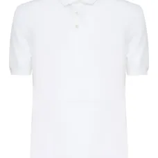 Хлопковое поло с короткими рукавами