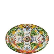 Уютная овальная тарелка для Рождества