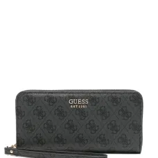 Большой кожаный кошелек Vikky с узором