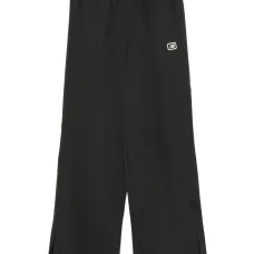 Брюки с эластичным поясом и разрезами на подоле Брюки с эластичным поясом и разрезами на подоле