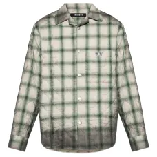 Стёганная рубашка в клетку