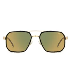 Солнцезащитные очки с геометрической оправой