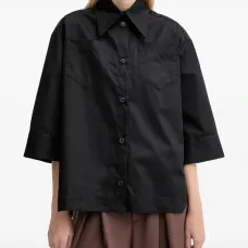 Рубашка с широкими рукавами