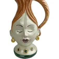 Керамический кувшин ручной росписи (25 см)