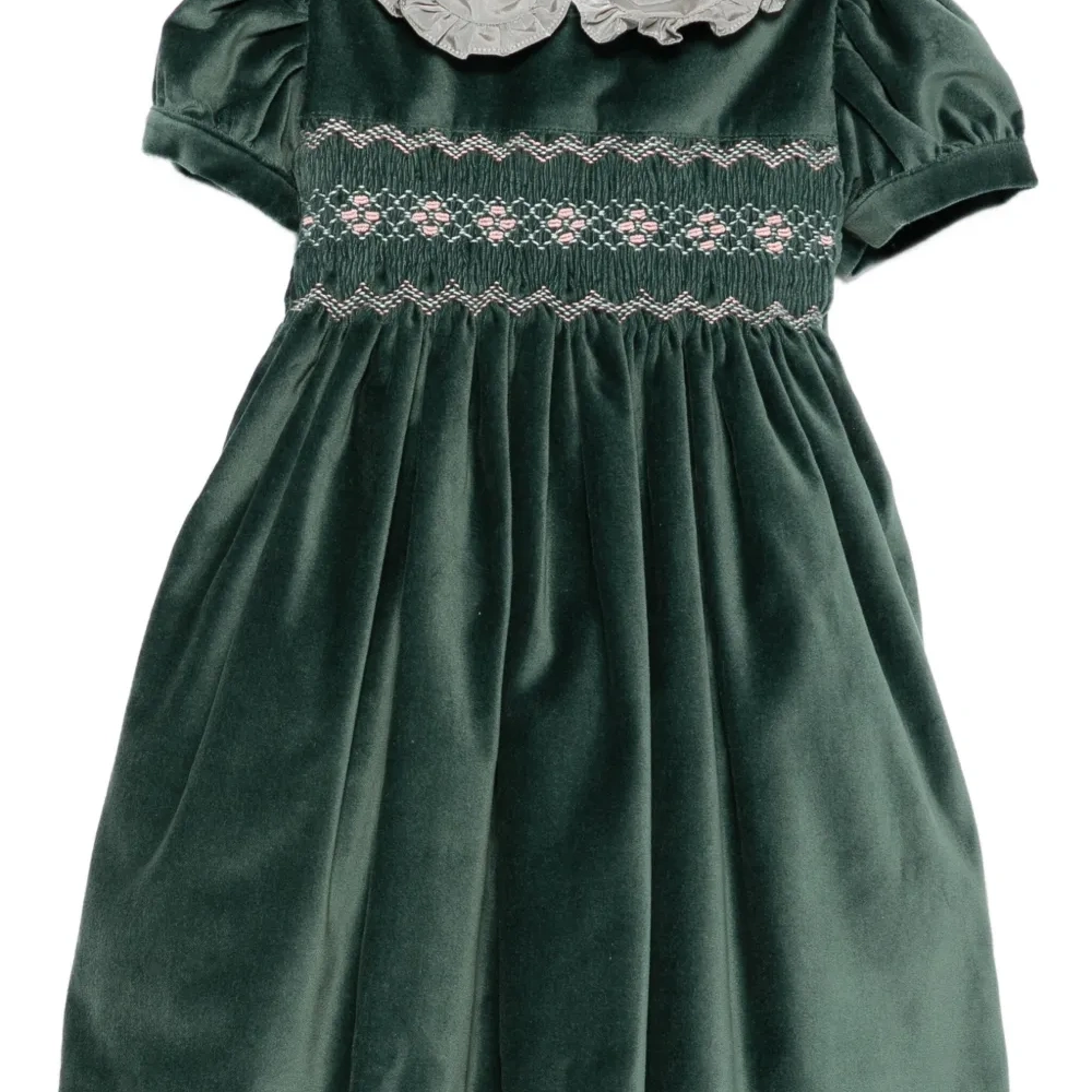 Платье с оборками и присборенной отделкой