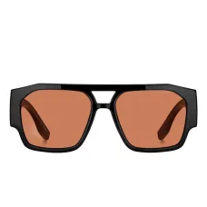 Солнцезащитные очки с геометрической оправой