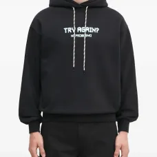 Толстовка с принтом и завязками