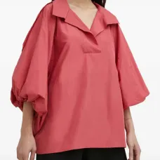 Топ Mandal с рукавами-буфами