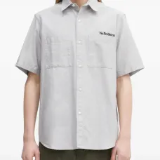 Рубашка с вышитым логотипом