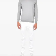 Свитер с круглым вырезом