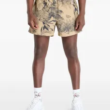 Шорты с эластичным поясом и цветочным принтом