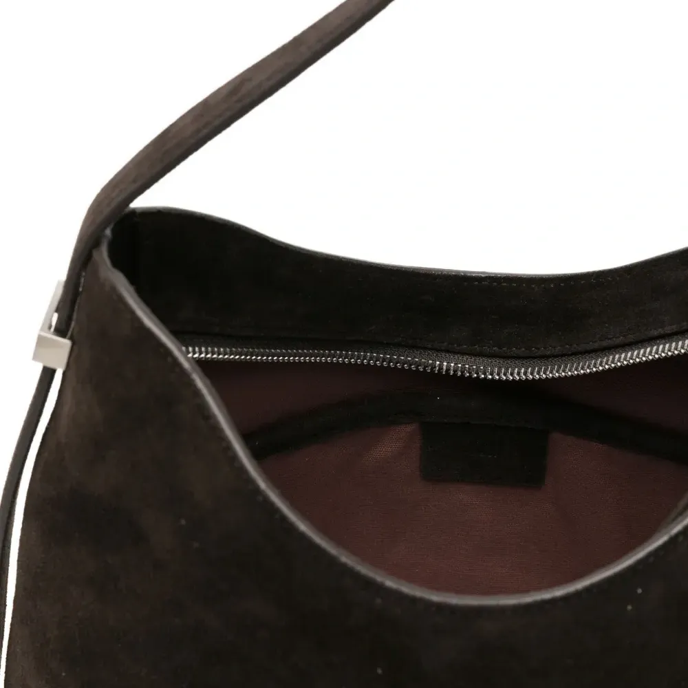 Сумка-тоут из замши с пряжкой