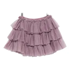 Мини-юбка с оборками