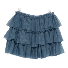 Многослойная юбка с блестками