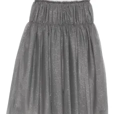 Юбка с блестящими деталями и эластичным поясом