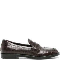 Лоферы Xander с тиснением под крокодила Лоферы Xander с тиснением под крокодила