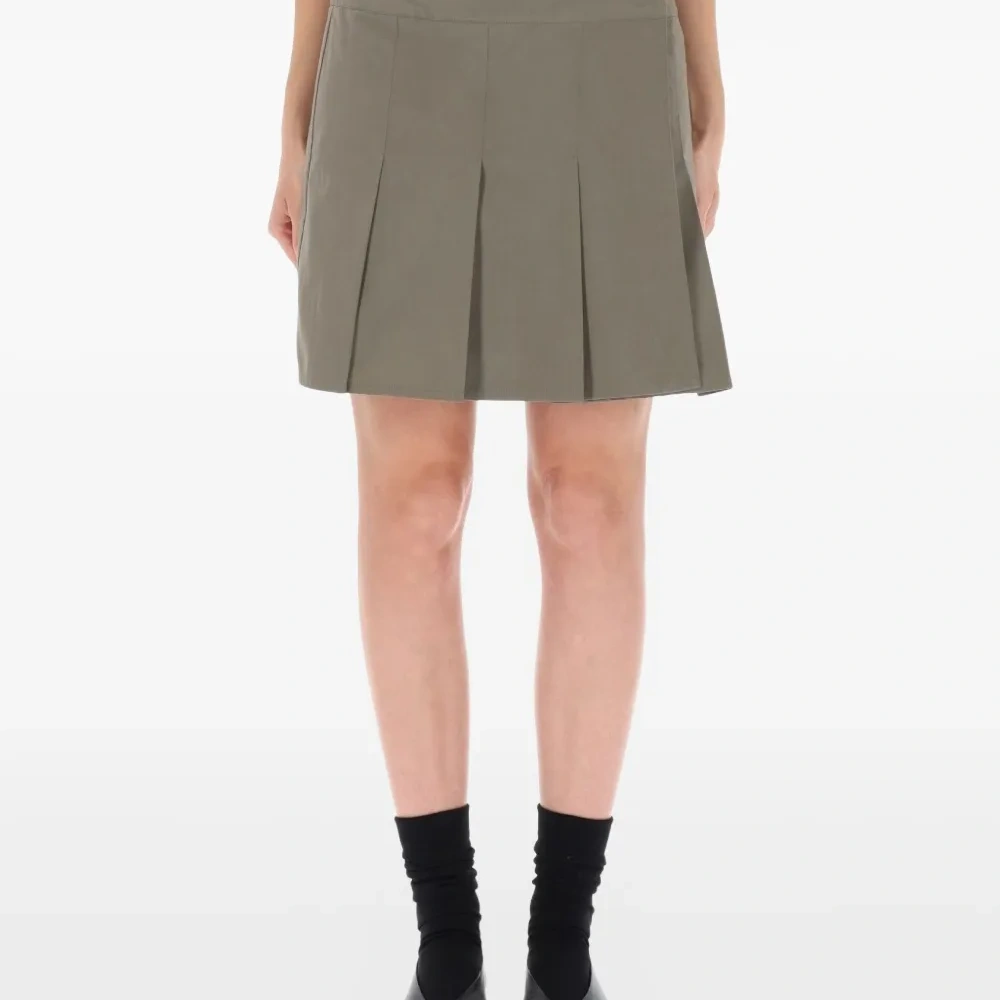 Плиссированная мини-юбка