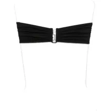 Бикини-топ со сборкой и пряжкой Бикини-топ со сборкой и пряжкой