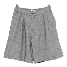 Плиссированные шорты из шерстяной смеси