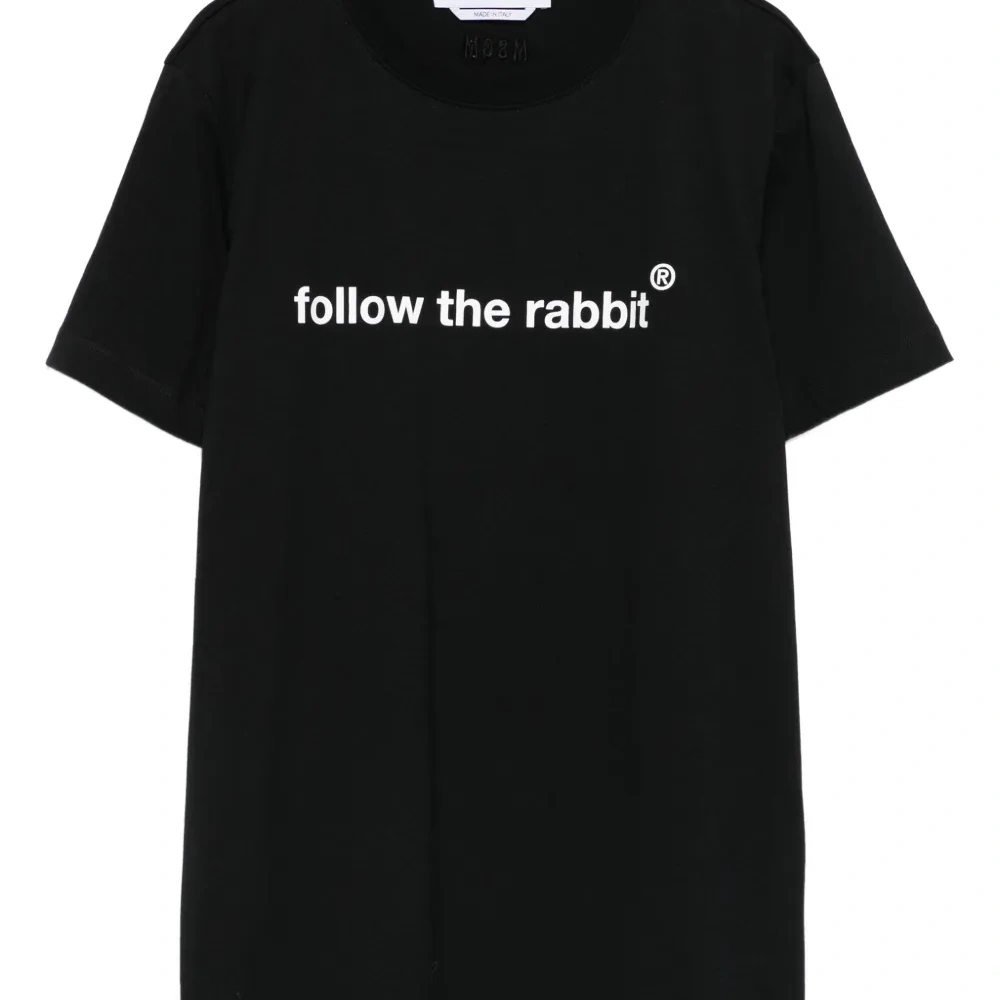 Футболка с принтом кролика