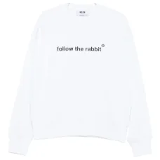 Свитшот с ребристой отделкой