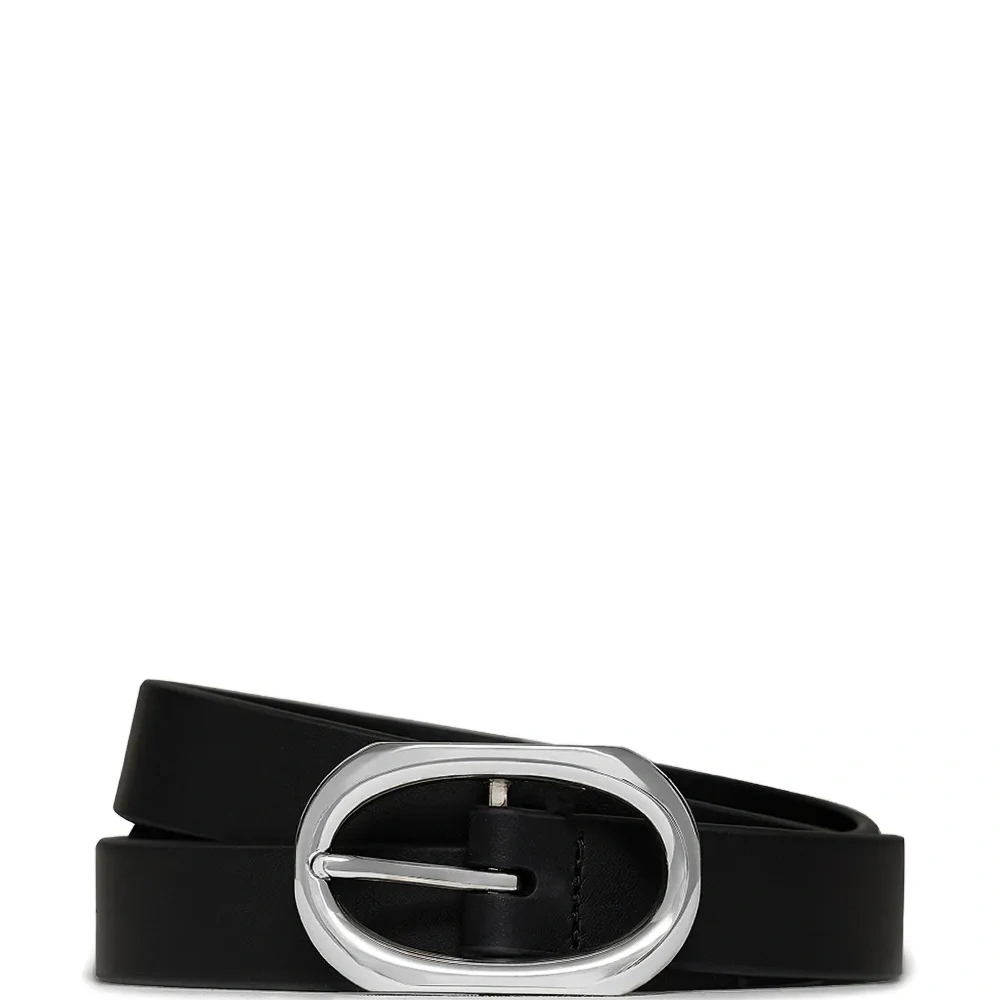 Ремень с овальной пряжкой