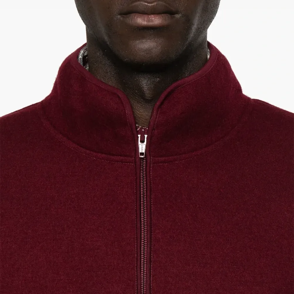 Толстовка с воротником-стойкой