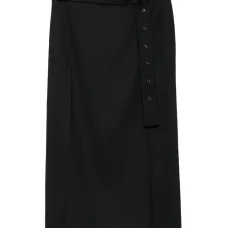 Юбка с поясом и люверсами