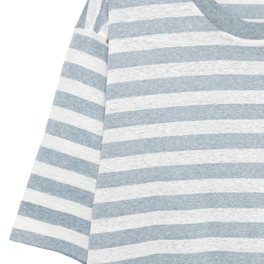 Футболка в полоску с круглым вырезом