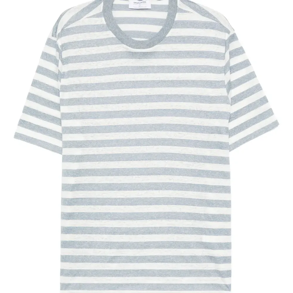 Футболка в полоску с круглым вырезом