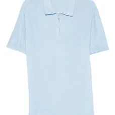 Хлопковая футболка-поло