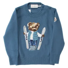 Вышитый свитер с круглым вырезом