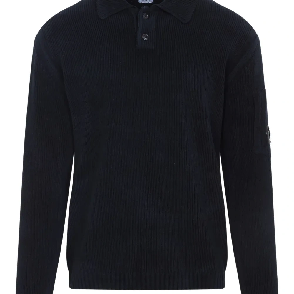 Рубашка-поло в рубчик