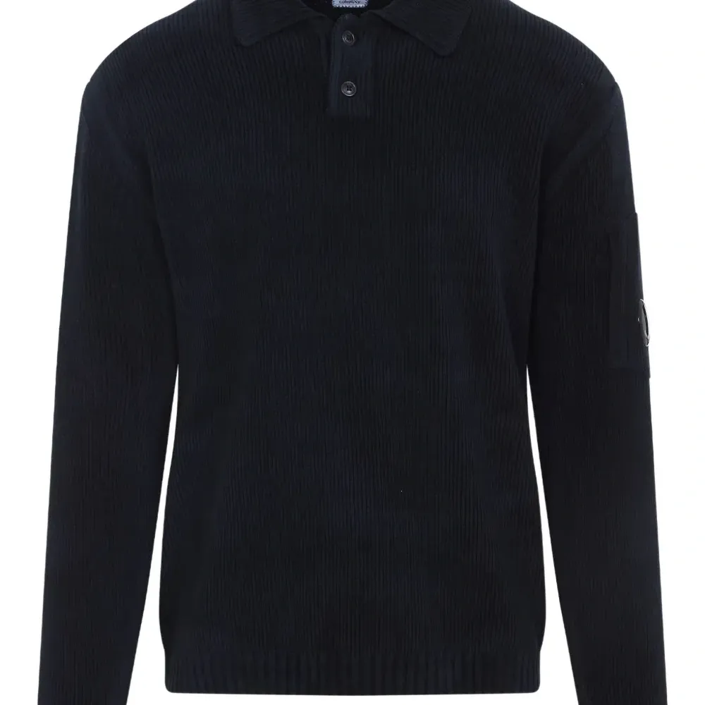 Рубашка-поло в рубчик