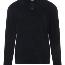 Рубашка-поло в рубчик