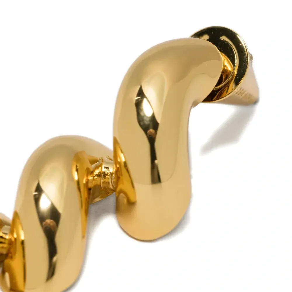 Серьга-подвеска в виде верёвки