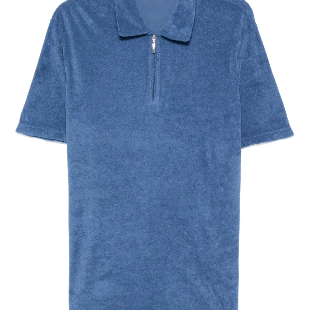 Рубашка поло на молнии