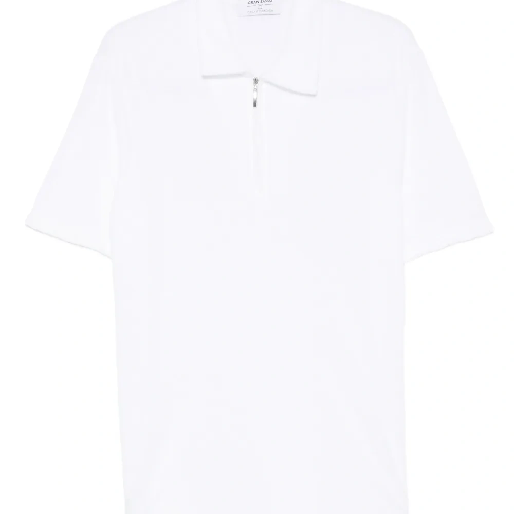 Рубашка поло на молнии