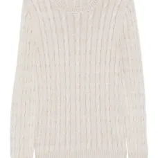 Свитер с круглым вырезом