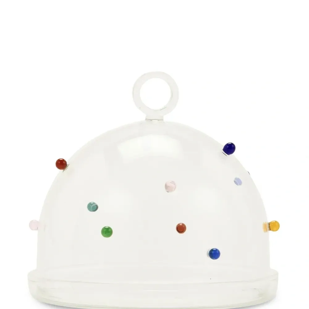 Стеклянное блюдо для сервировки pomponette