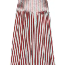 Полосатая макси-юбка